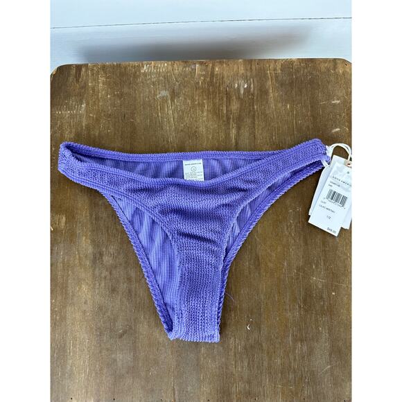 NWT Good American Always Fits Better Bikini Bottom  Lilac - S/M - Picture 1 of 4